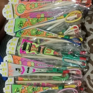 (Lampu 1 Sablon) Kitiran/Meteor/Apollo Motif Sablon Karakter Kartun, Mainan Anak-anak Terbang Malam Bahan Fiber Anti Patah flying ball