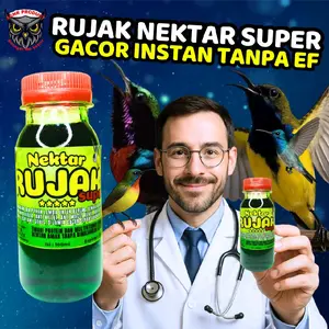 RUJAK NEKTAR SUPER PAKAN BURUNG SOGON KONIN TINGGI PROTEIN GACOR SEKETIKA