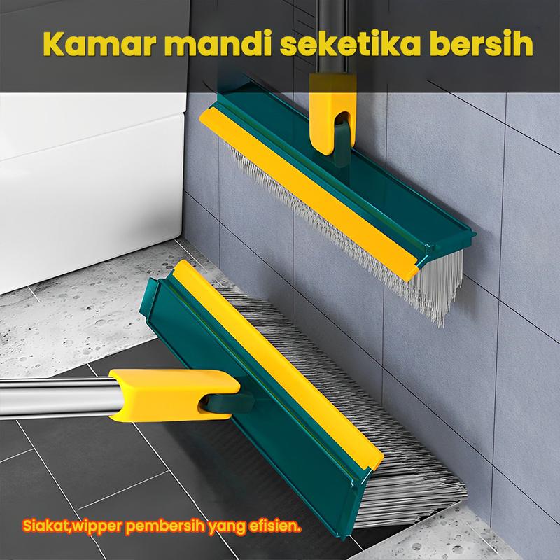 Product Introduction of Sikat lantai kamar mandi sikat pembersih kamar mandi celah ubin rumah tangga bulu keras pengikis sapu sikat celah lantai dua-dalam-satu 0
