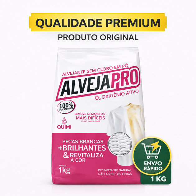 Percarbonato de Sódio 100% Puro tira manchas - Produto Original - AlvejaPro - Até 5kg