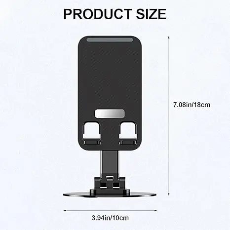 tekno_mks Phone Holder/ Braket Phone Non-slip 360° Hitam Putih