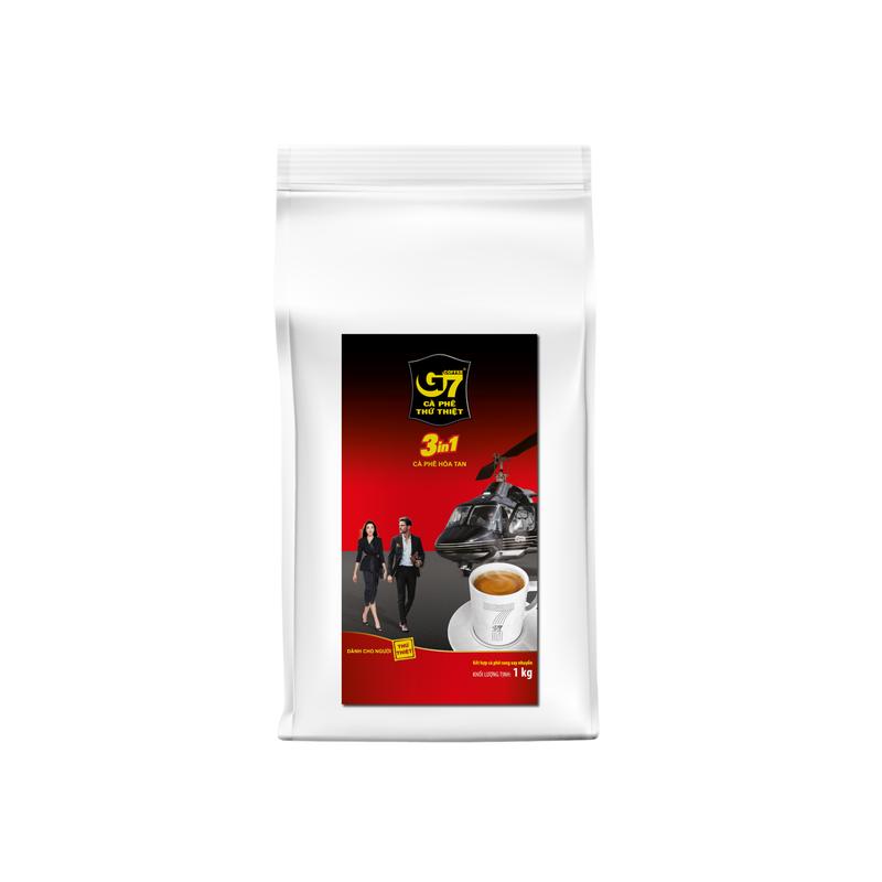 Trung Nguyên Legend Coffee Cà phê sữa hòa tan G7 3in1 - Bịch 1 kg Cafe càphê 3in10