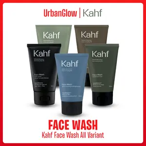 KAHF Face Wash & Scrub Series - Sabun Cuci Muka Pria - 50ml / 100ml - UrbanGlow