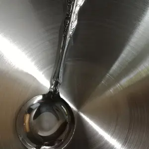 COD Keuntungan Stok terbatas Kemasan hadiah 1PCS Centong Sendok Sop Stainless/Centong Kuah/Centong Sup/Sendok Sayur Stainless Polos/centong Kitchenware/Stok terbatas