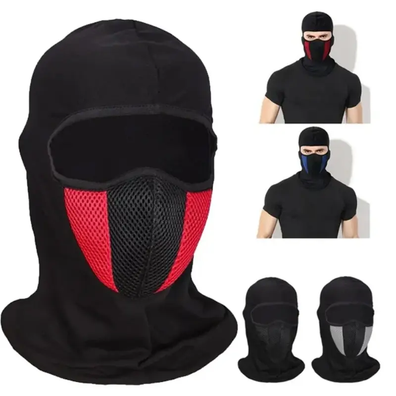 1pc Breathable Motorcycle Full Face Mask Motor Cycling Bike Mask ...