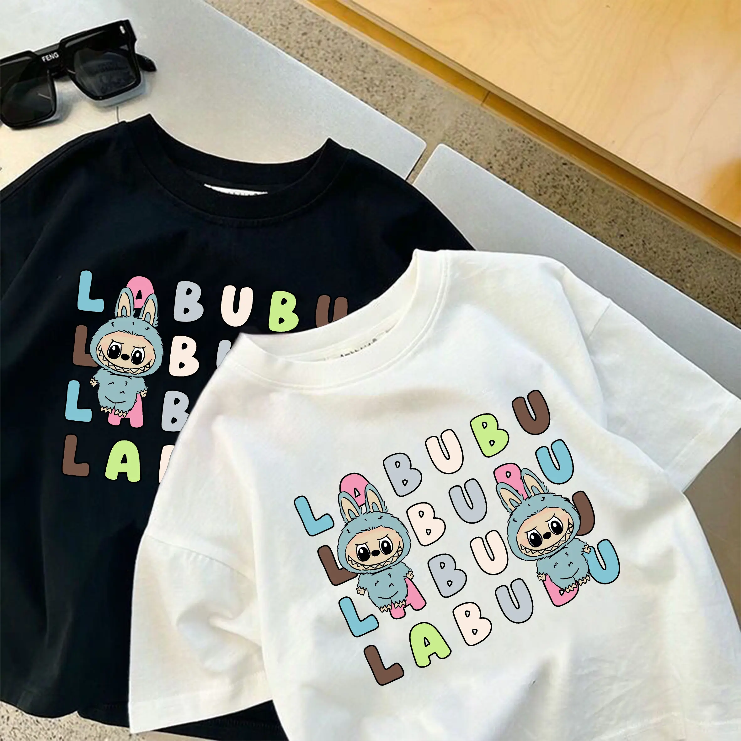 Kaos Distro Anak-anak Cewe Umur 1-12 Tahun Motif Gambar Digital Printing Bahan Cotton Combed Premium