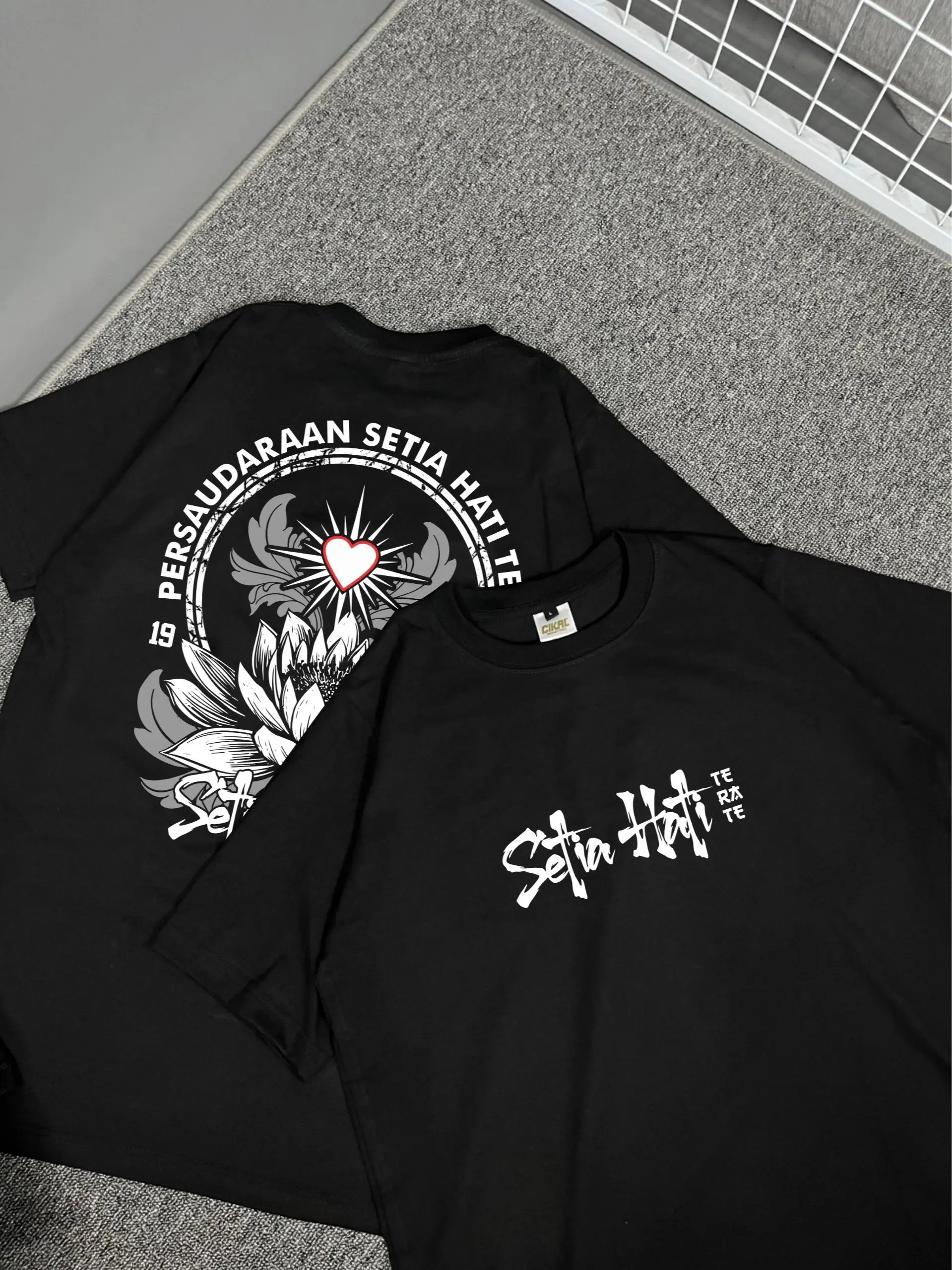BAJU KAOS PSHT TERATE SIMPEL ELEGAN KEKINIAN KEREN SIMPLE DISTRO KATUN POLOS
