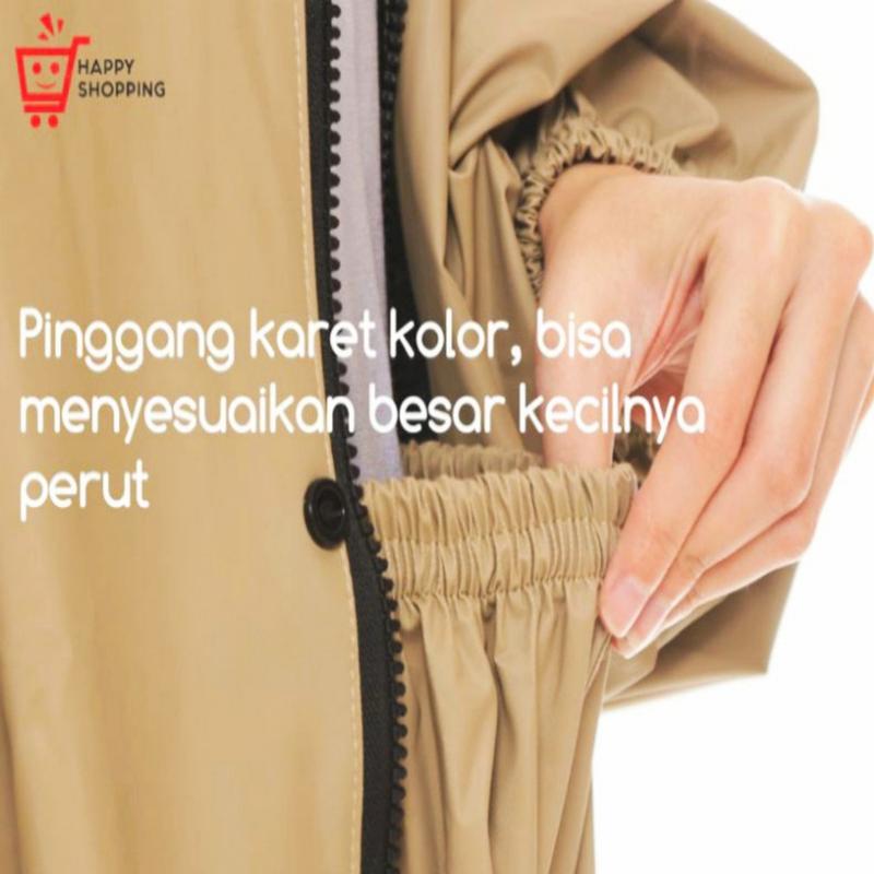 Product Introduction of JAS HUJAN DEWASA PRIA WANITA TEBAL MANTEL HUJAN UNISEX BAHAN PREMIUM KUAT Setelan Biru Merah Hijau 59