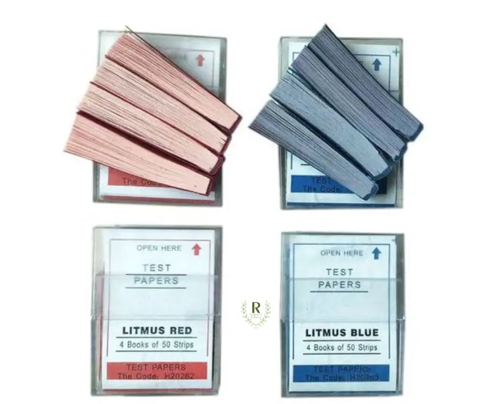 Litmus Paper Test Papers Kertas Litmus (Red & Blue) (1Book 50pcs) PH Paper
