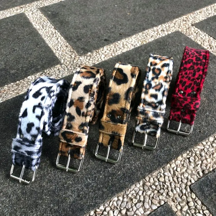 Ikat Pinggang Leopard Belt Leopard Skena Belt Leopard Unisex Pria Wanita