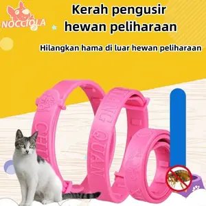 Kerah pengusir hewan peliharaan, kalung anti kutu untuk kucing dan anjing, pembunuh kutu