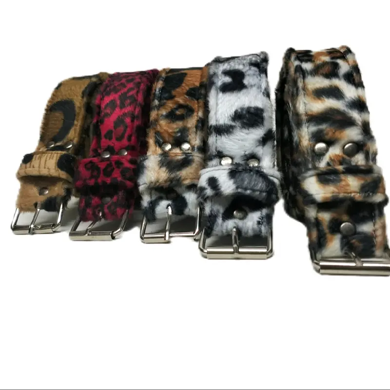 belt leopard sabuk pria wanita motif macan ikat pinggang pria motif leopard gesper skena termurah 0