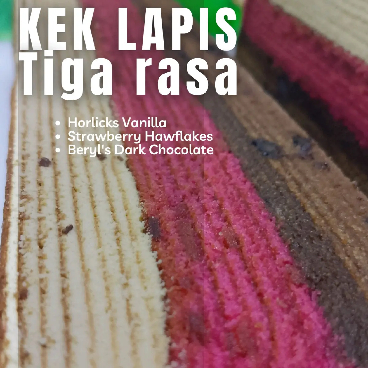 Kek Lapis Tiga Rasa Premium Quality by KYLC