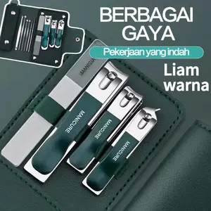 Gunting Kuku Set 4 pcs Premium - Carbon Steel Anti Karat, Gunting Kutikel, Alat Pedikur & Manikur Profesional untuk Perawatan Kaki dan Tangan di Rumah
