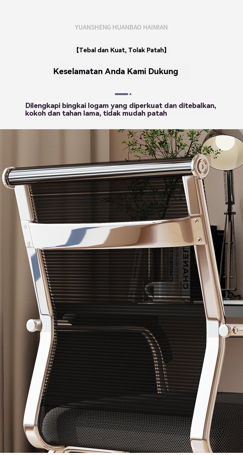 Kursi Kantor Nyaman Dipakai Lama Kursi Komputer Duduk Melengkung Kursi Ruang Rapat Karyawan Kursi Belajar Asrama Mahasiswa Meja Belajar Kursi Rumah dengan Sandaran