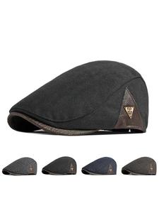 Gorras de campanero para hombre, gorra plana de algodón ajustable y transpirable, gorra de conducción y caza tipo irlandés
