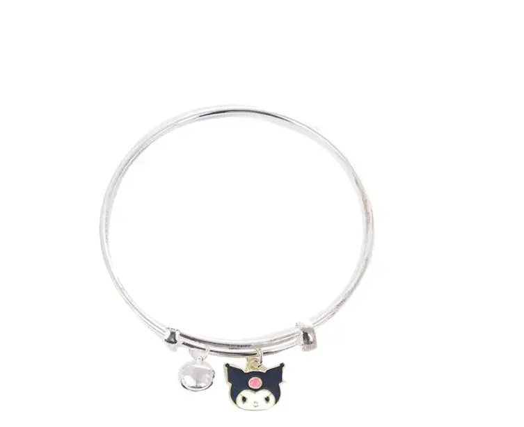 High-value Sanrio Bracelet Cartoon Kuromi Lovers Bell Bracelet