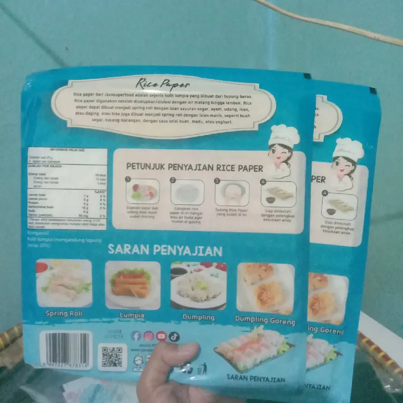 Rice papper Kotak 10 lembar Halal 5