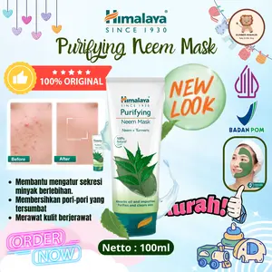 Himalaya Purifying Neem Face Mask 100ml Masker Wajah untuk Atasi Jerawat / Acne Skincare BPOM Original