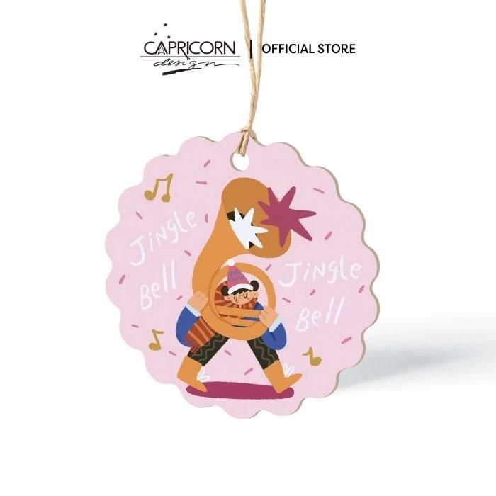 Gambar Capricorn Design Gift Tag / Hang Tag Christmas Hangtag Natal Pink - HTC155 - 6 PCS dari Capricorn Design Kota Tangerang Selatan Tokopedia