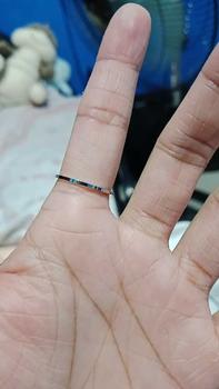 Product Review of Ultra Thin Anti-rust Ring for Women Titanium Steel Metal Coating Couple Ring Simple Light Fashion Accessories from Z**y 0