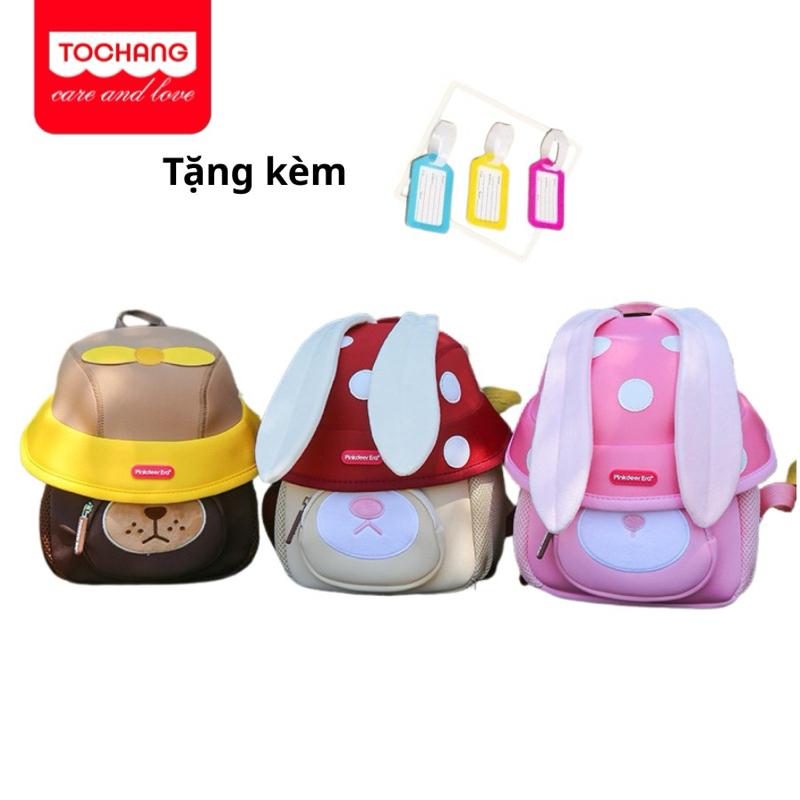 Balo mẫu giáo mầm non Tochang hình nấm cho bé đi học từ 1 đến 5 tuổi siêu nhẹ