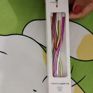 Lilin ulang tahun spiral curve Birthday Candle