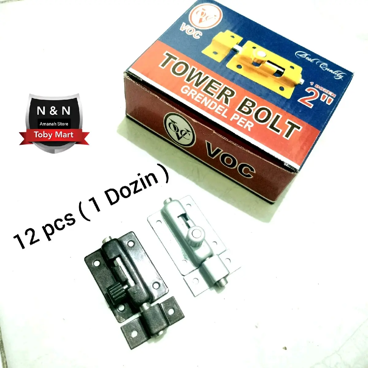 Paket 6 & 12 Pcs / 1 Lusin Grendel jendel / Grendel pintu rumah Lusinan grosir Slot kunci pintu