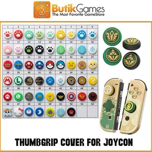 Thumb Grip Nintendo Switch Joycon Joy Con Analog Cap Joystick Silicone Anti Slip Cover