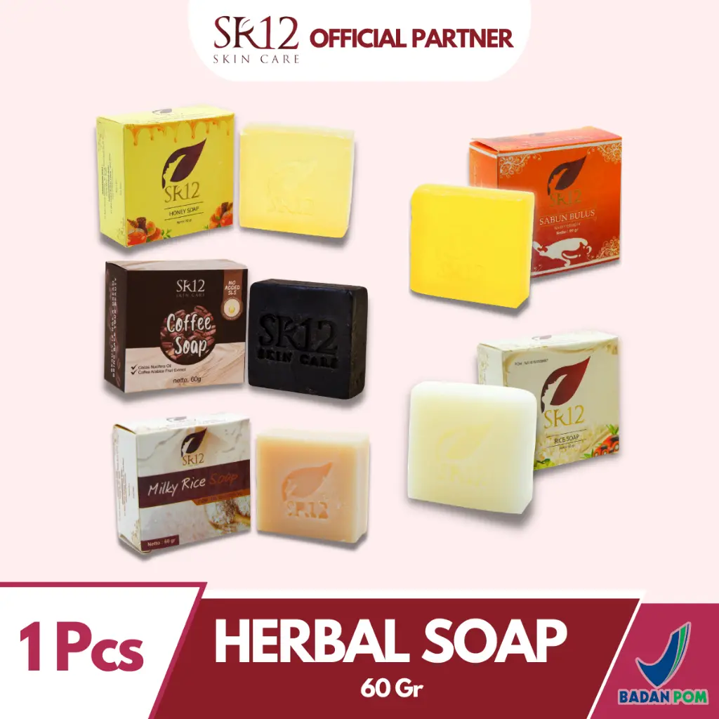 SR12 Skincare Sabun Muka SR12 Sabun Pembersih Wajah Penghilang Bekas Jerawat Dan Komedo Sabun Jerawat Bulus SR12 Beras Kopi Madu Milky Rice S94