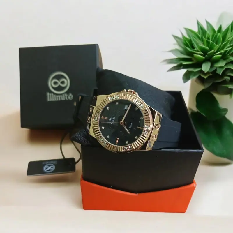 [LENGKAP BOX] Jam Tangan ILLIMITE 8667 Strap Rubber Silikon Analog Tanggal Aktif Watches 4