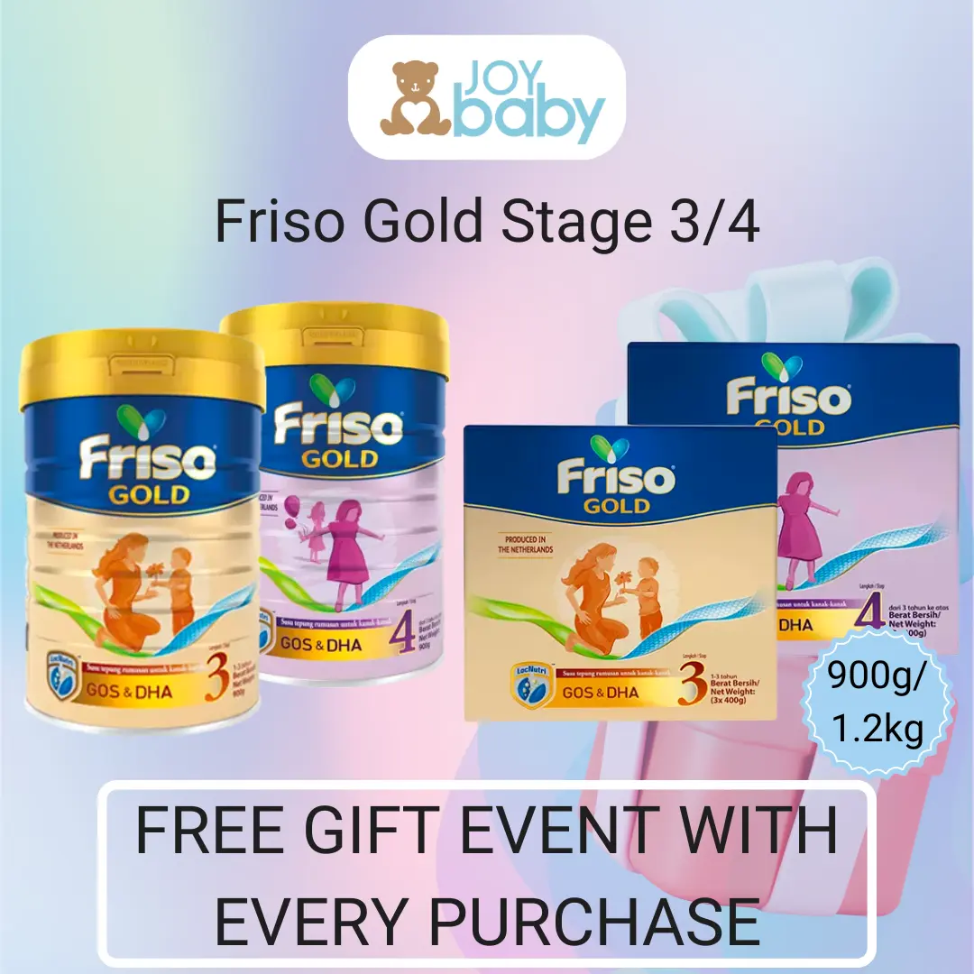 [Bundle Deal] Friso Gold Milk Formula (Stage 3/4)