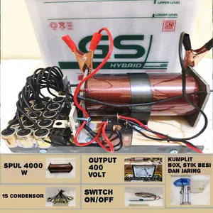 Platina Inverter 4000W 15 Kondensor Oryginal Irit Aki Motor & Mobil Mudah Digunakan untuk Semua Jenis Ikn