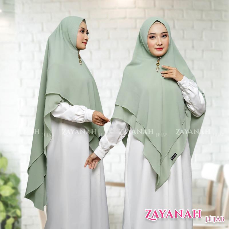 khimar jumbo premium amirah /khimar syari ceruty 2 layer trend 2023 !! 0