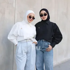 Atasan Wanita Lengan Panjang | Blouse Wanita | Atasan Kemeja Blouse | LUNA BLOUSE - Drf.Collection