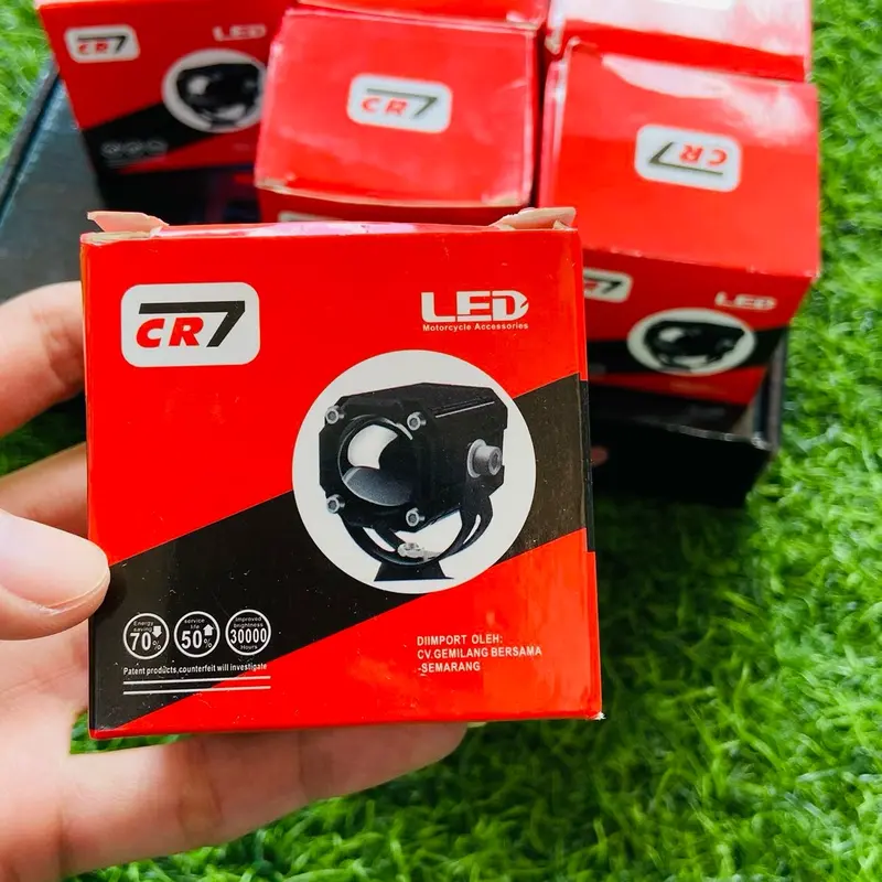 ￼LAMPU LASER LED D2 CR7 MINI LAMPU D2 D3 LASER LAMPU SOROT LAMPU LASER D2 D3 MINI DRIVING 20 WATT 4