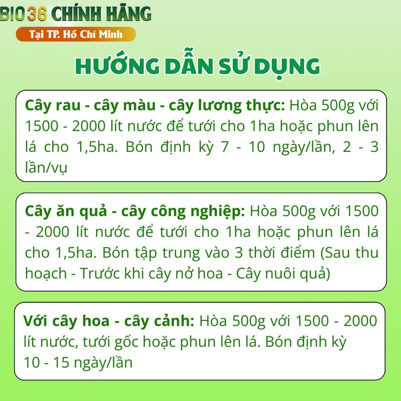 Phân Bón Kích Rễ BIO36 Đâm Rễ Mạnh, Đẩy Đọt Nhanh, Phục Hồi Cây Trồng 7