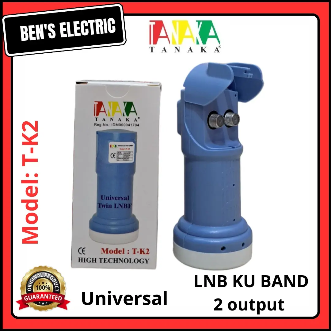 TANAKA LNBF parabola KU band T-K2 2 output universal