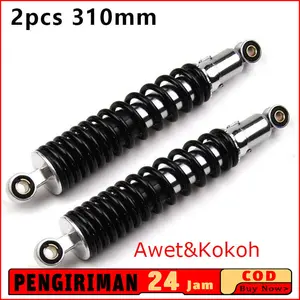 2 Pcs shock breaker angkutan barangberat. sok breker 310mm kwalitas racinguniversal untuk semua motor