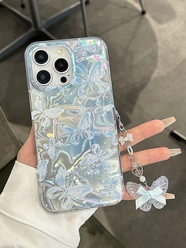 SS SS910 New! Blue Butterfly Textured waterry Ripple Hologra - Shop ...