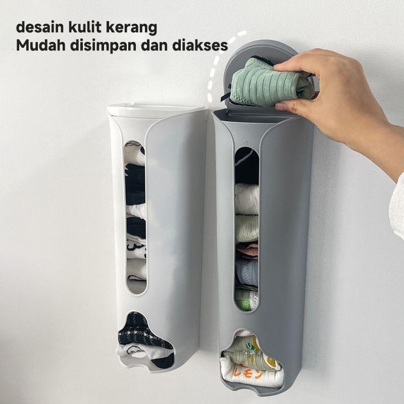 [Waktu terbatas dan gratis ongkos kirim]【Kotak penyimpanan multifungsi】+【 kotak penyimpanan pakaian dalam】+【kotak penyimpanan bebas pukulan yang dipasang di dinding】 3