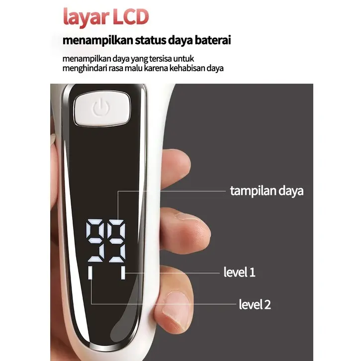Penghalus Tumit Kaki Penghalus Kaki Elektrik Untuk Kulit Mati Dan Kapalan Callus Remover Pedicure Menicure 3