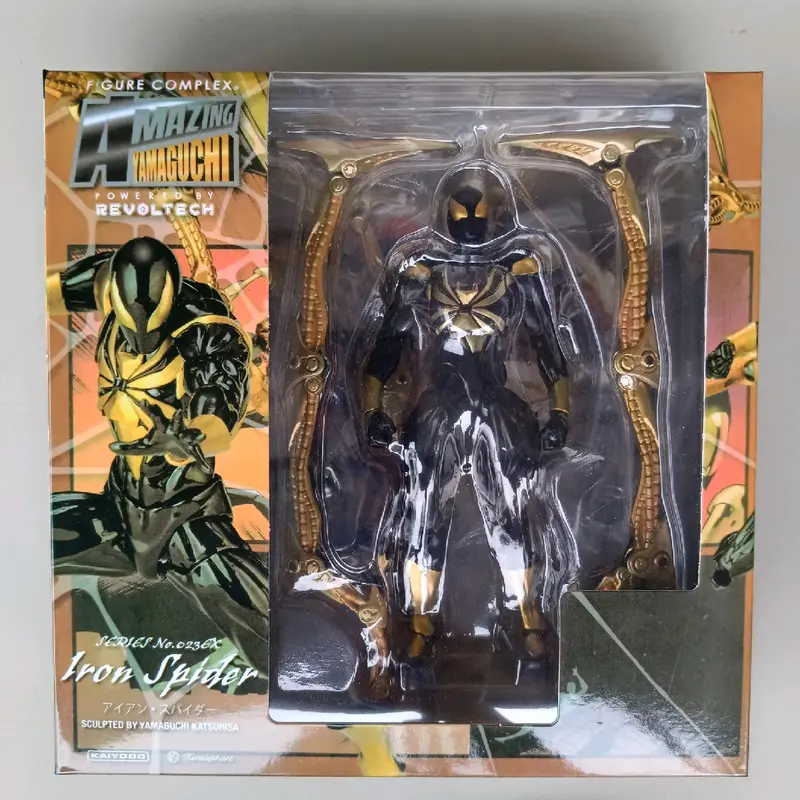 iron spider spiderman Revoltech Amazing Yamaguchi Iron Spider new misb 2