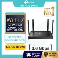 Gambar TP-Link | Archer BE220 | Router WiFi | WiFi 7 | BE3600 | Router TP-Link | Dual Band | EasyMesh | Router Rumah | Internet Cepat | Wireless Router | Original | Garansi Resmi | Ready Stock | Baru | Promo | Murah dari TP-Link Indonesia Kab. Tangerang 1 Tokopedia
