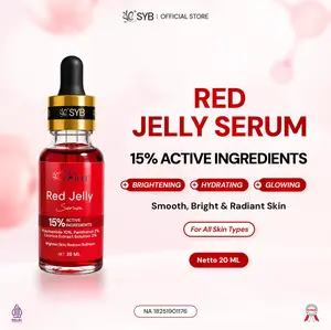 NEW SYB FORTE Red Jelly Serum 20ml with Niacinamide 10% untuk mencerahkan kulit wajah & mengurangi kusam