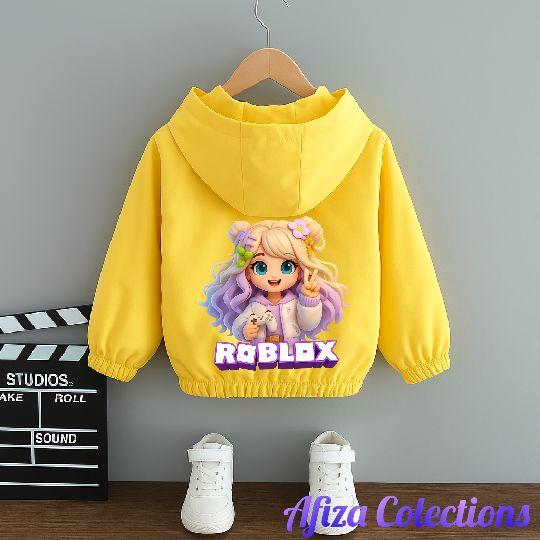 Jaket Anak Perempuan Bergambar Roblox Cantik Terbaru Bahan Premium Berkualitas Fashion