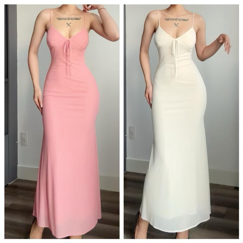  Đầm body nữ lưới cổ tim 2 dây dáng xòe basic sang chảnh Lolystore dress women NH401 