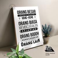 Gambar Orang Besar - Hiasan Dinding Poster Motivasi Ruang Kerja & Pigura A4 dari Iqra Poster Kota Bandung 2 Tokopedia