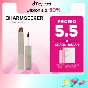 [BUY 1 GET FREE GIFT] Madame Gie Charmseeker Ombre - Lipstick Soft Matte Finish lipstik  lipcream lasting Gloss Kosmetik Liquid Waterproof Bibir