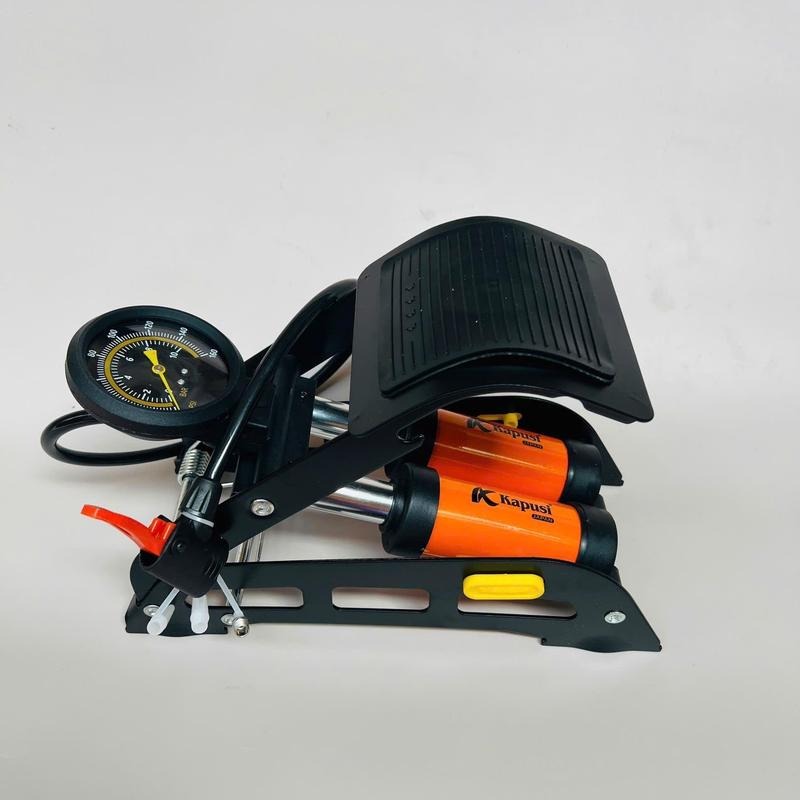 Bơm Đạp Chân Đa Năng - Bơm Xe Máy, Xe Đạp Kapusi Công Nghệ Japan